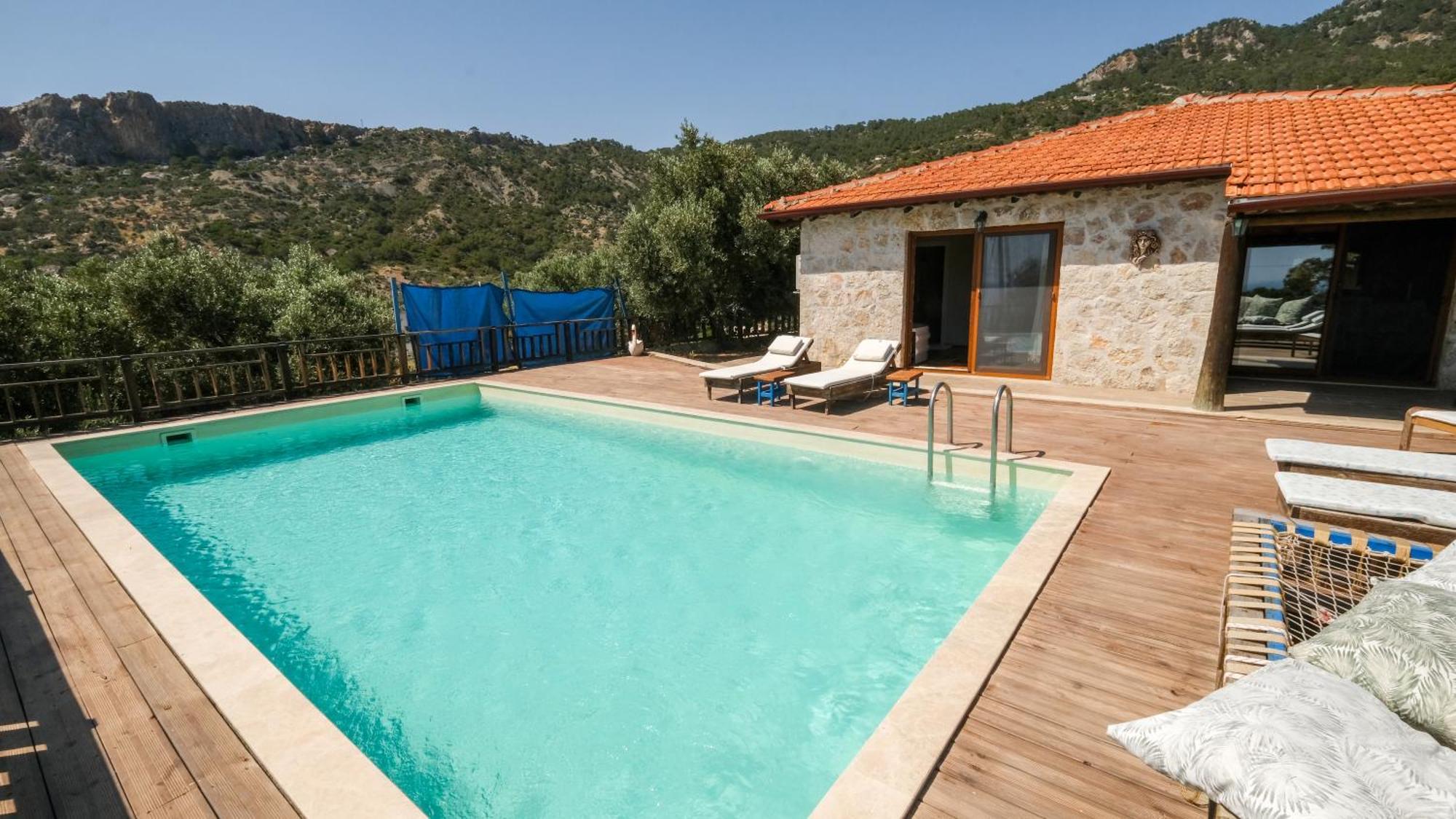 Вилла Likya House - Deniz Ve Doga Manzarali, Havuzlu Патара Экстерьер фото