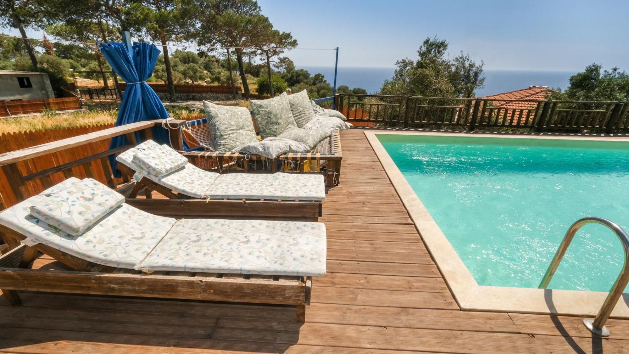 Вилла Likya House - Deniz Ve Doga Manzarali, Havuzlu Патара Экстерьер фото