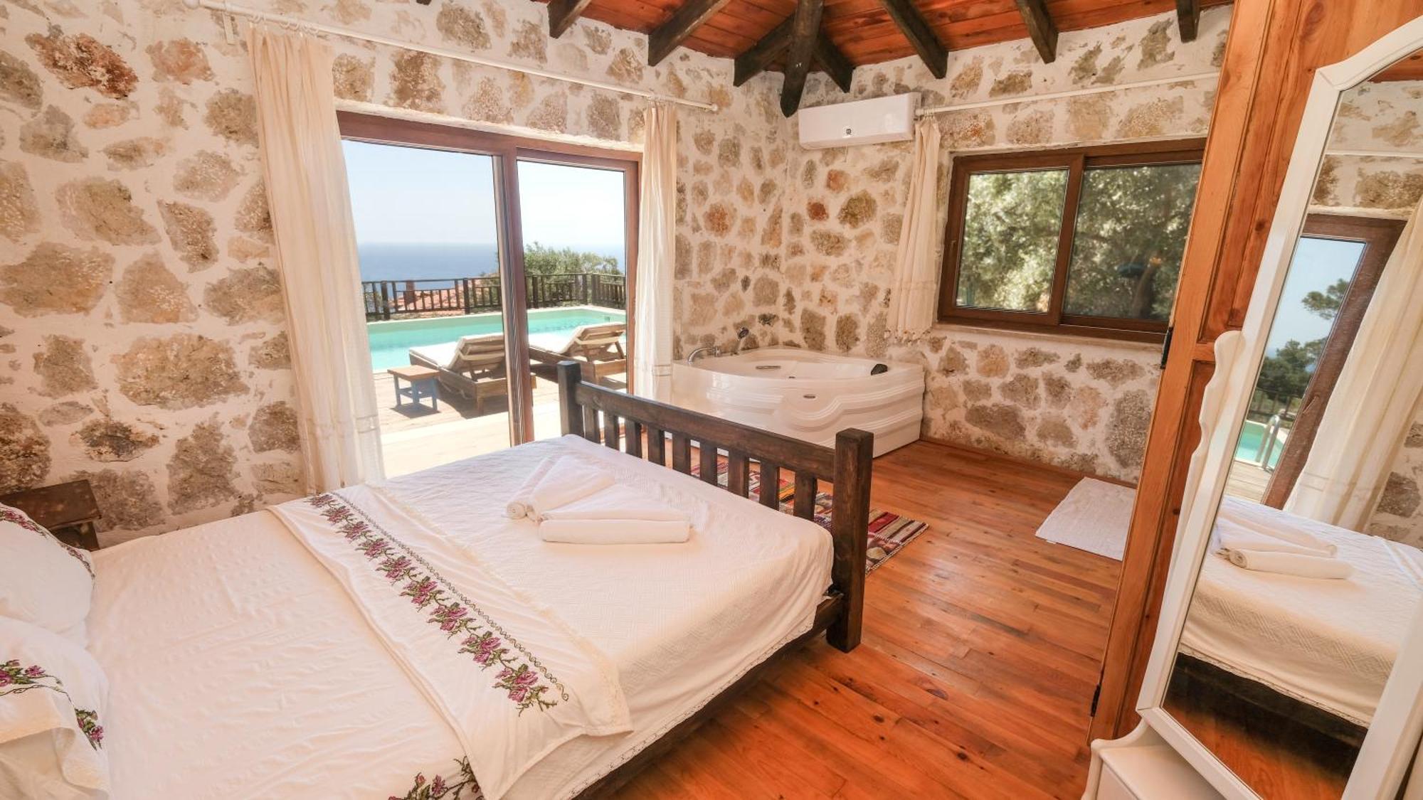 Вилла Likya House - Deniz Ve Doga Manzarali, Havuzlu Патара Экстерьер фото