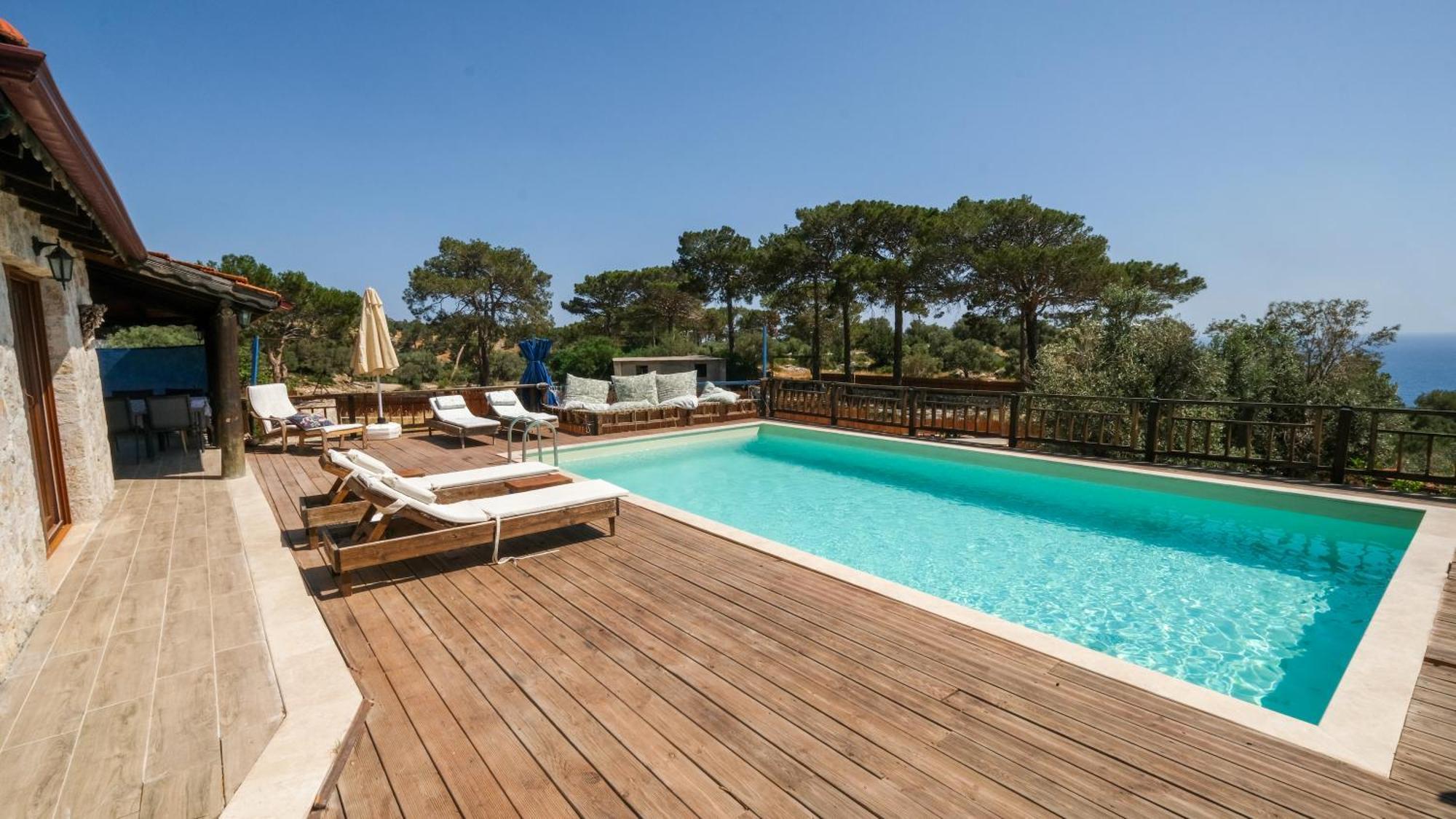 Вилла Likya House - Deniz Ve Doga Manzarali, Havuzlu Патара Экстерьер фото