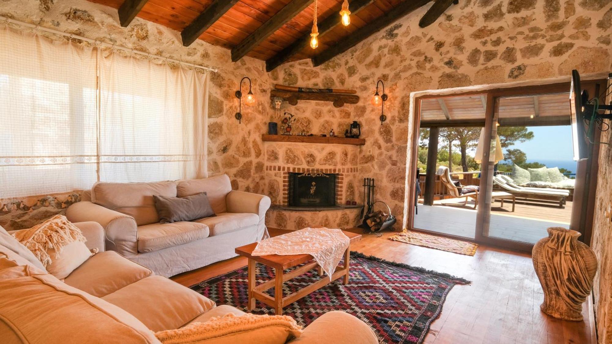 Вилла Likya House - Deniz Ve Doga Manzarali, Havuzlu Патара Экстерьер фото